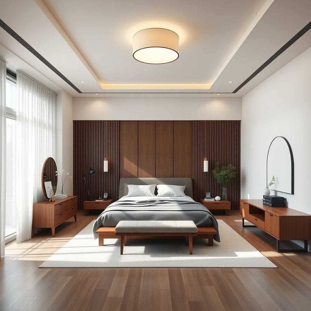 Minimalist Master Bedroom design example 3