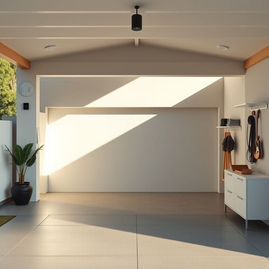 Minimalist Outdoor Garage design example 4