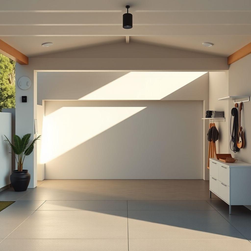 Minimalist Outdoor Garage design example 4