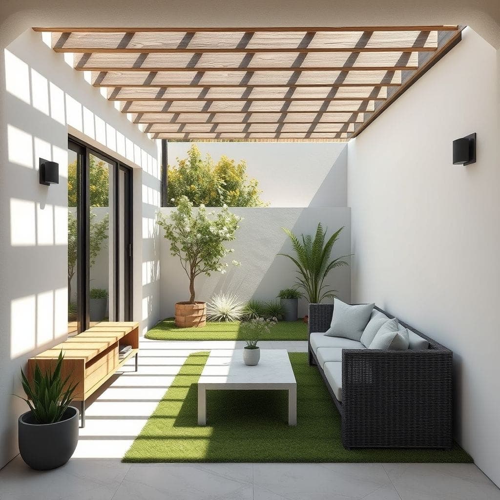 Minimalist Outdoor Garden design example 1
