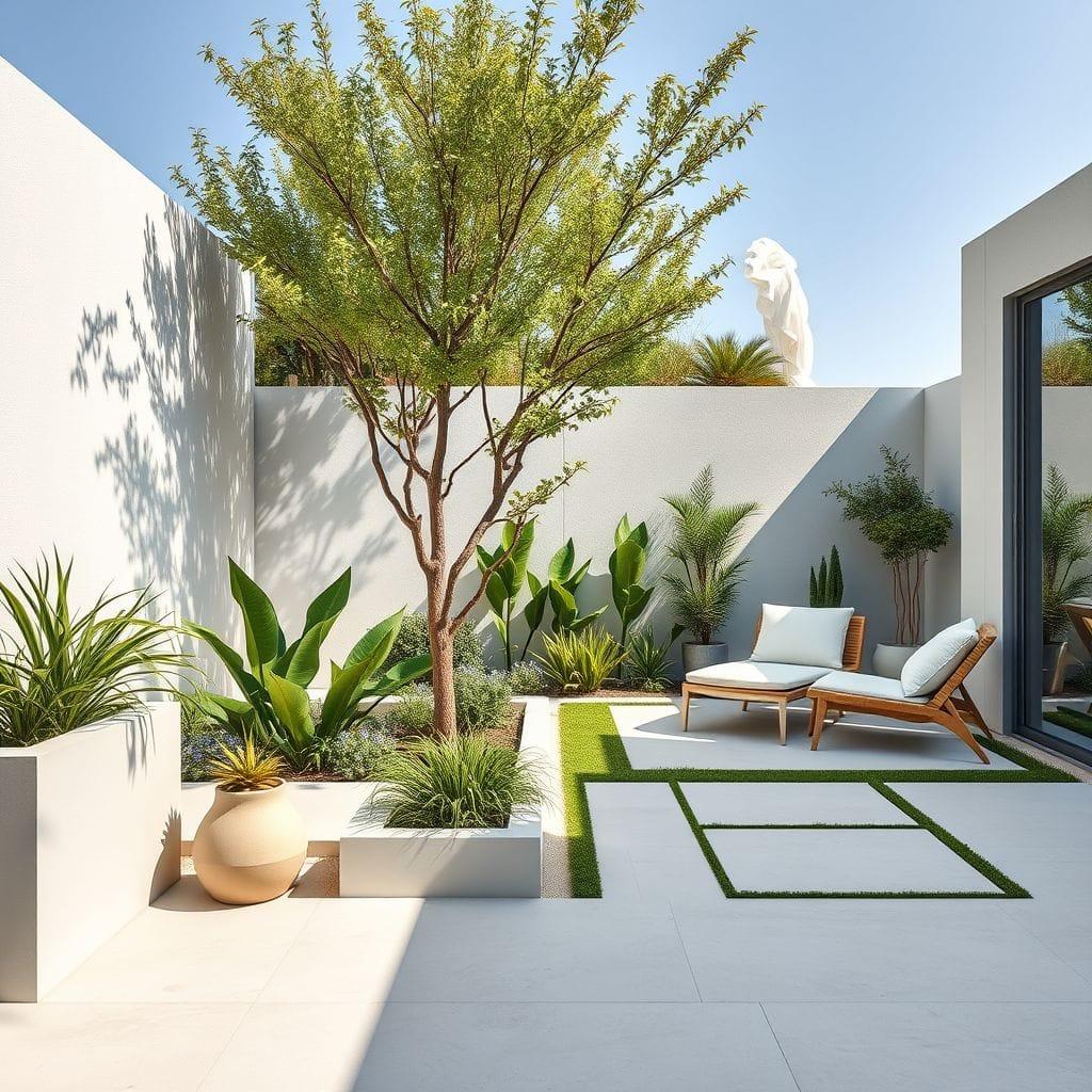 Minimalist Outdoor Garden design example 2