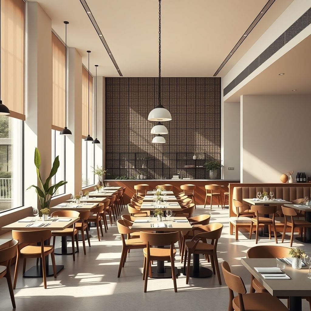 Minimalist Restaurant design example 3