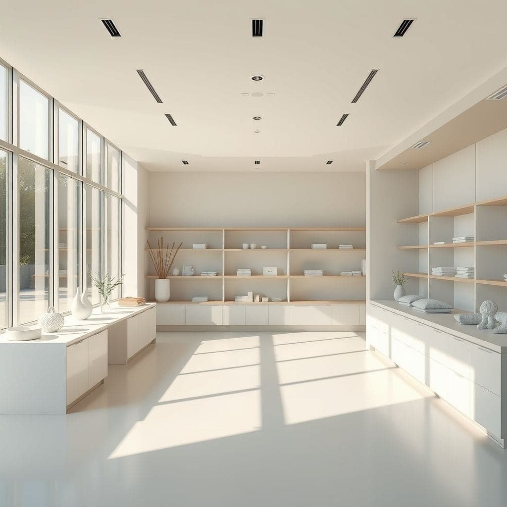 Minimalist Store design example 1