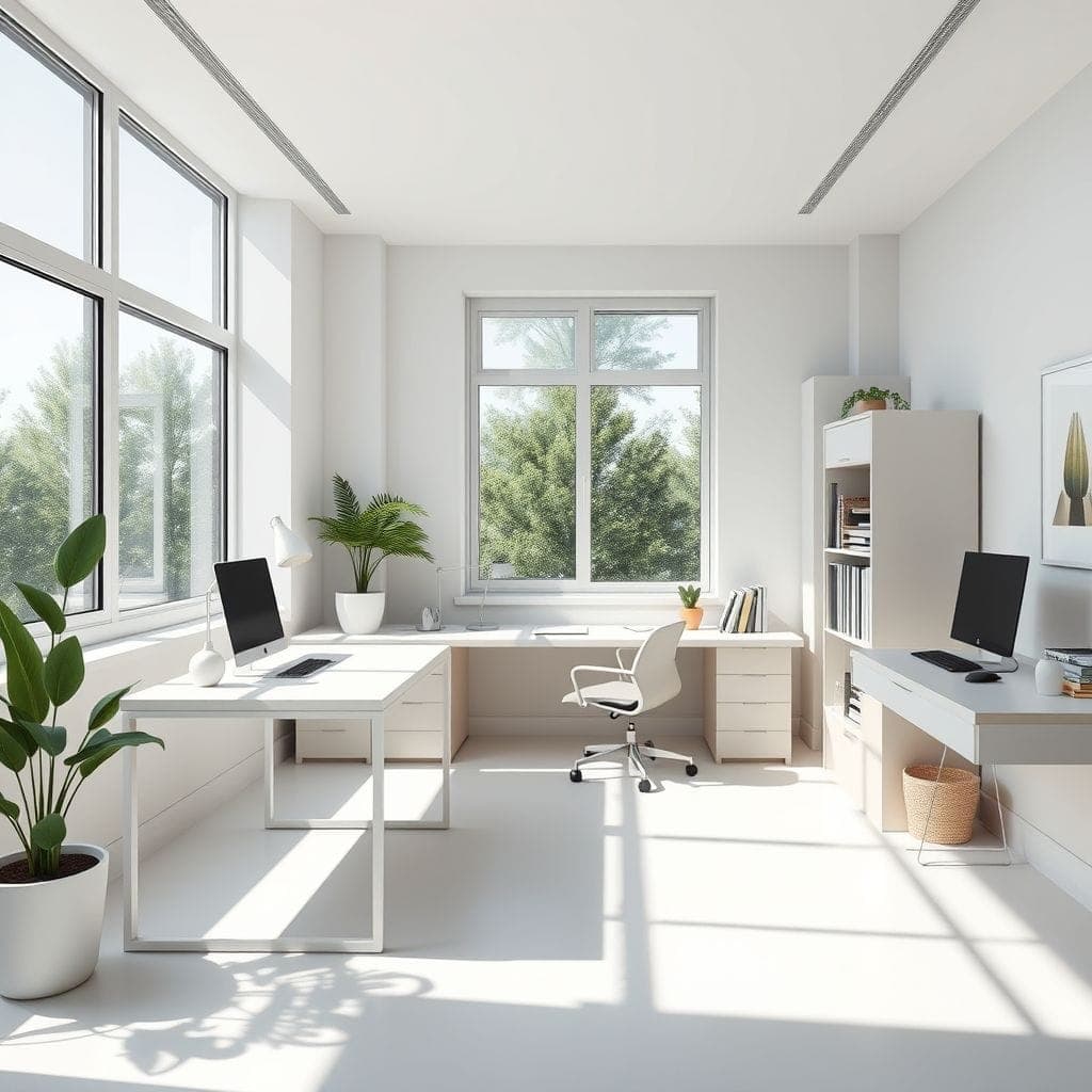 Minimalist Study Room design example 2