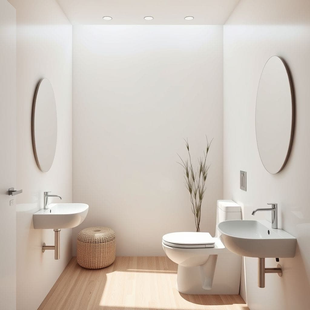Minimalist Toilet design example 4