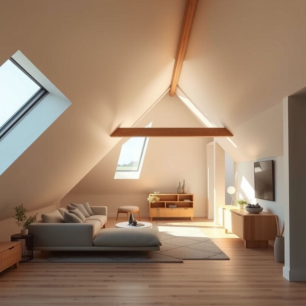 Modern Attic design example 1