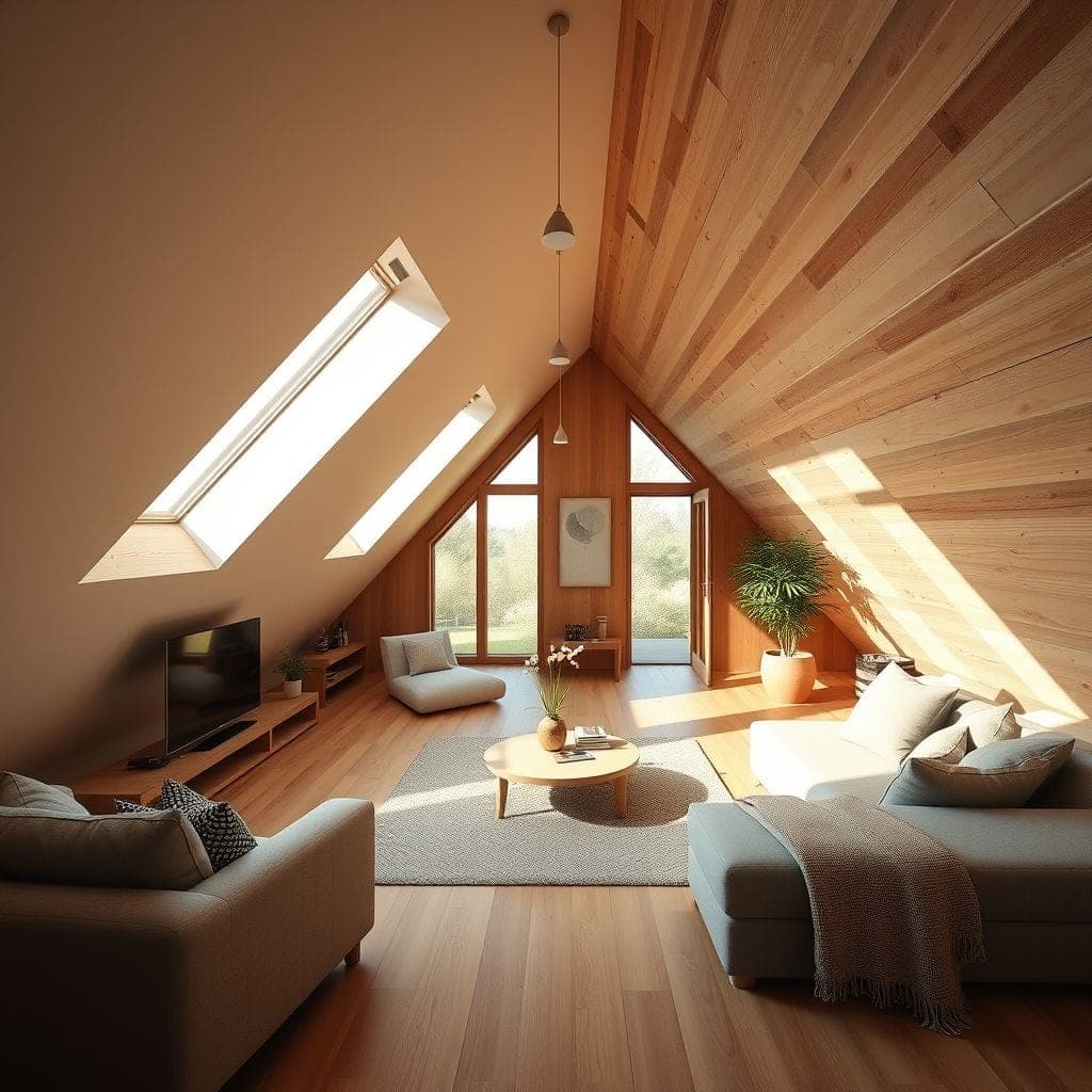 Modern Attic design example 4