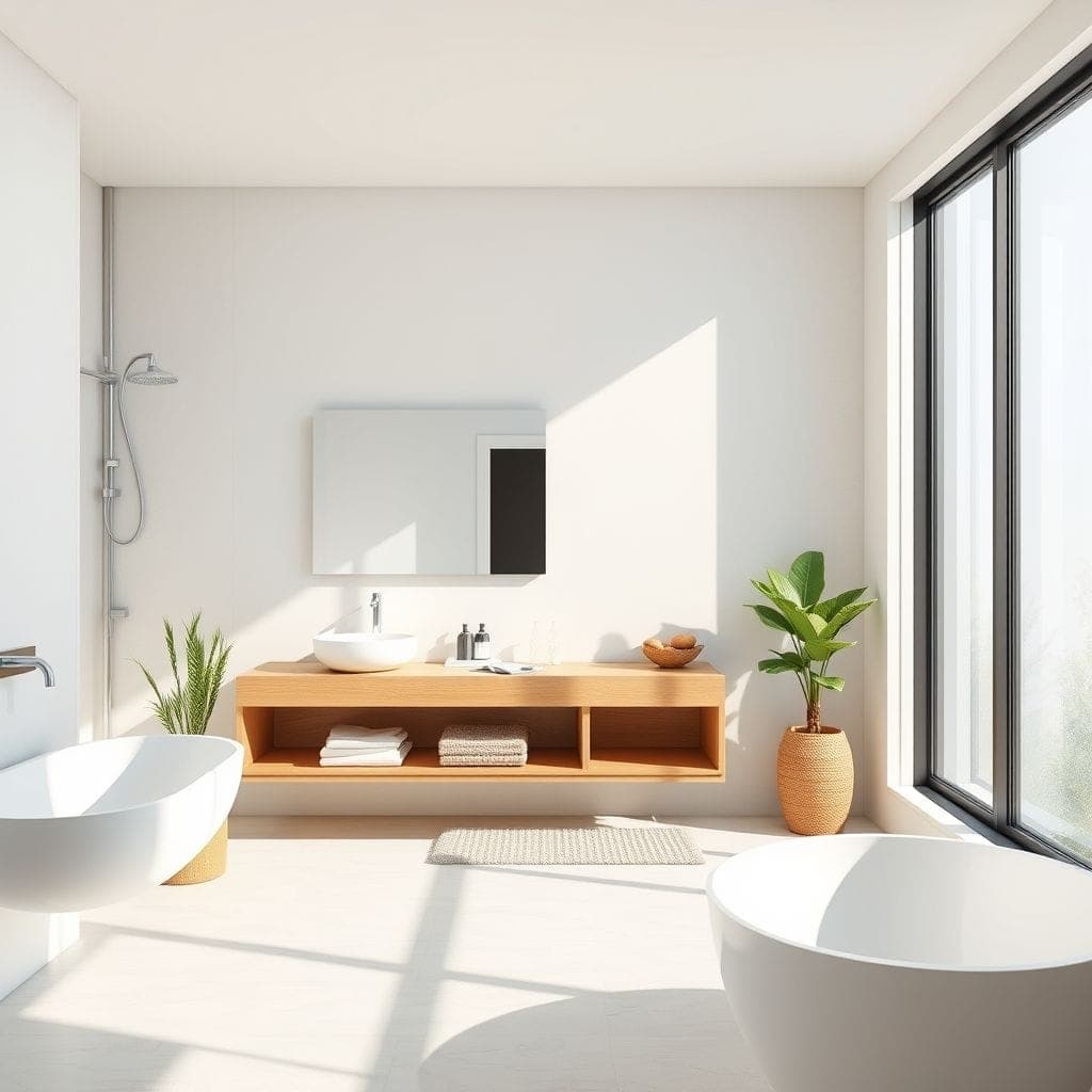 Modern Bathroom design example 1