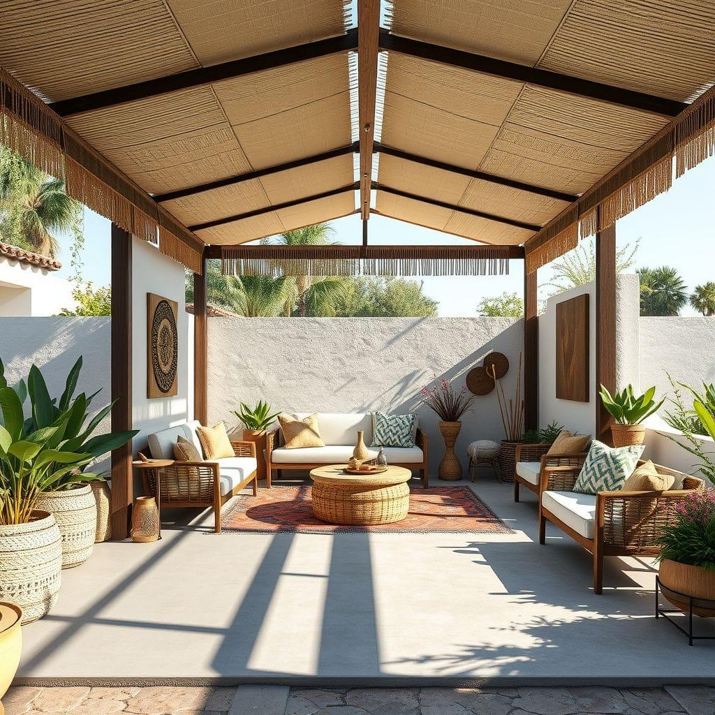Modern Boho Carport design example 3