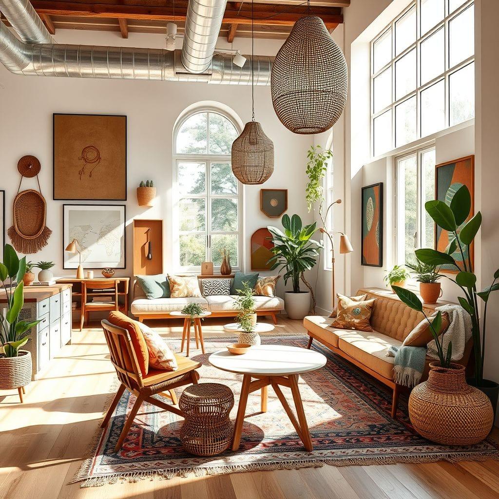 Modern Boho Coworking Space design example 4