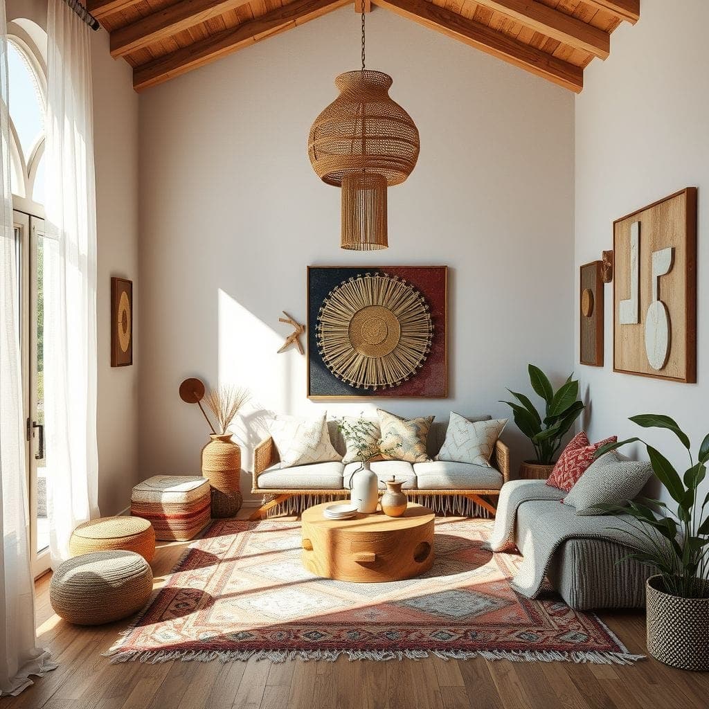 Modern Boho Drop Zone design example 2