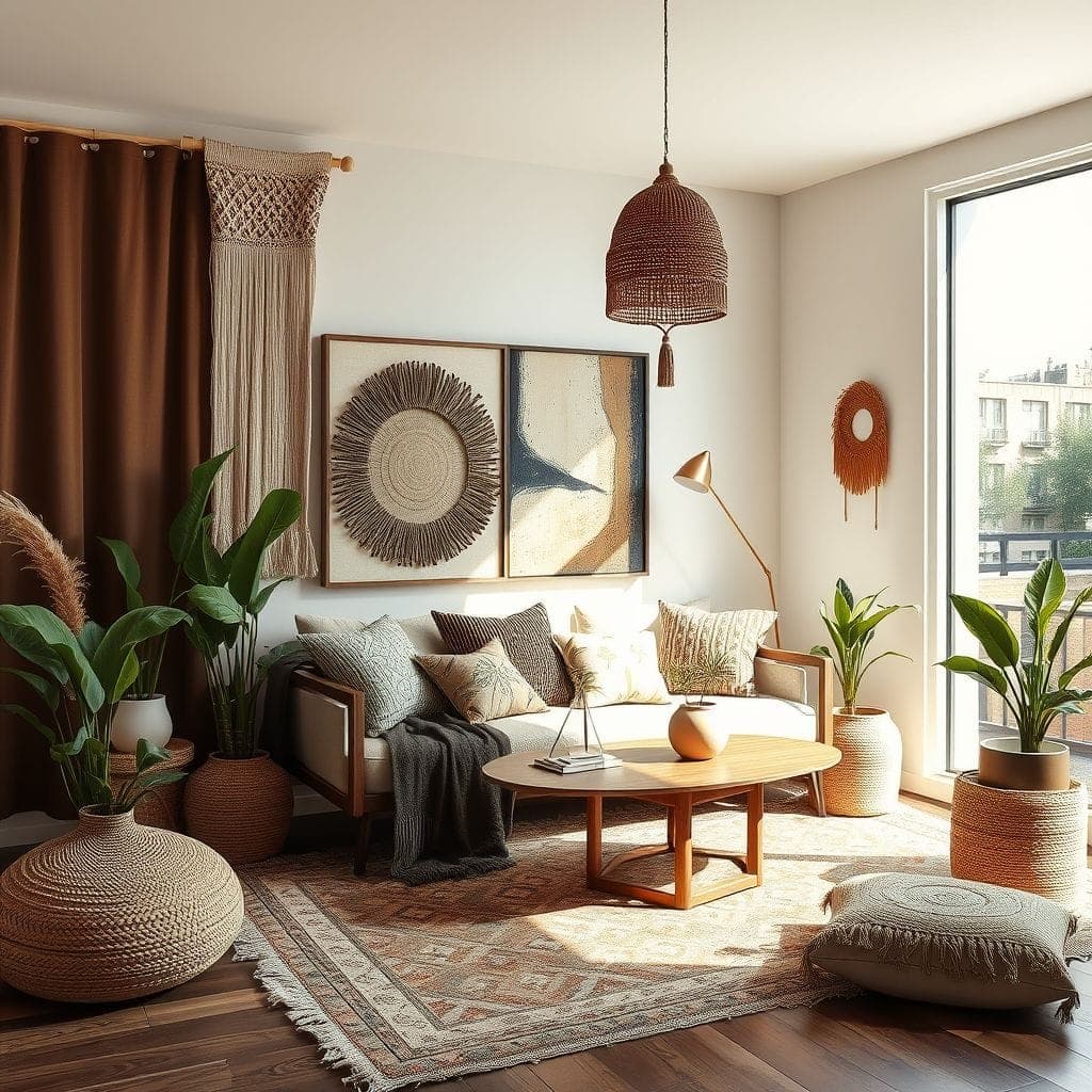 Modern Boho Drop Zone design example 4