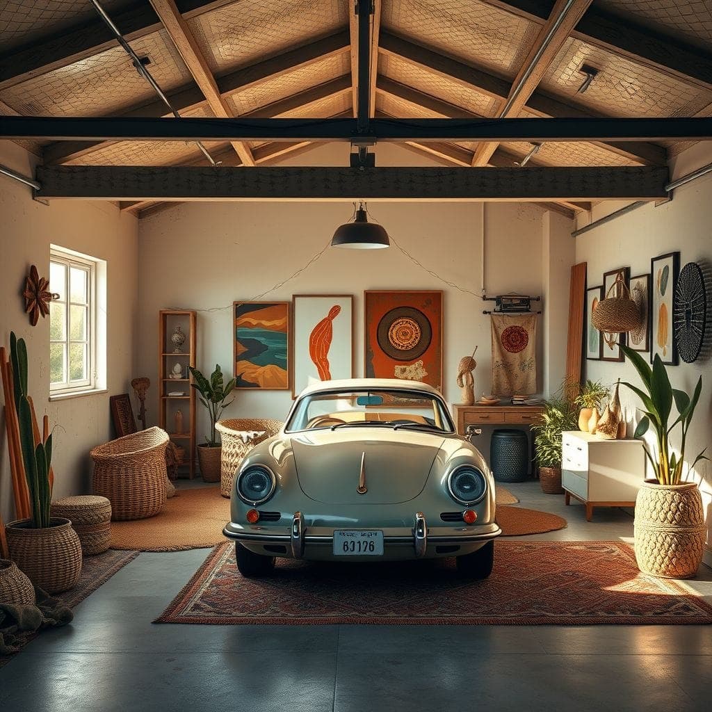 Modern Boho Garage design example 1