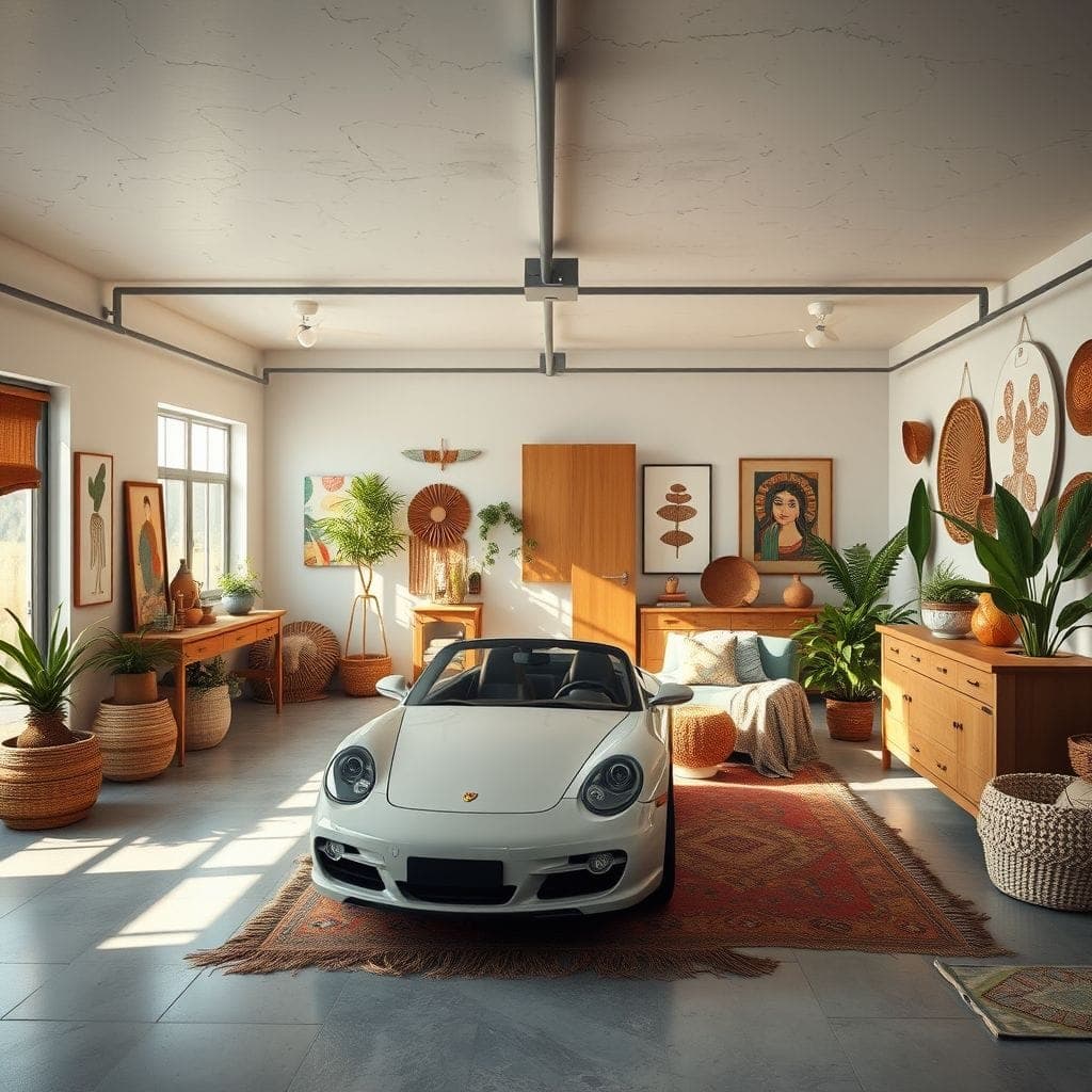 Modern Boho Garage design example 3