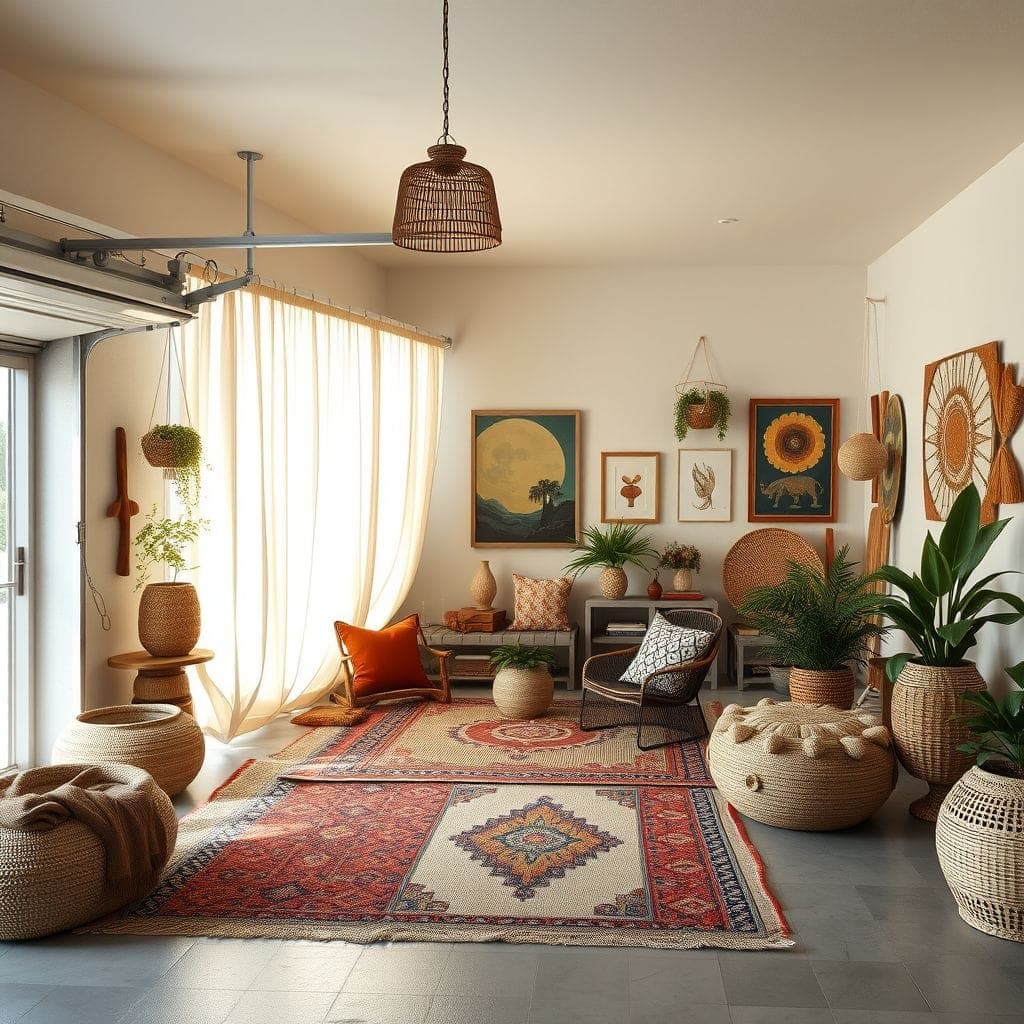 Modern Boho Garage design example 4