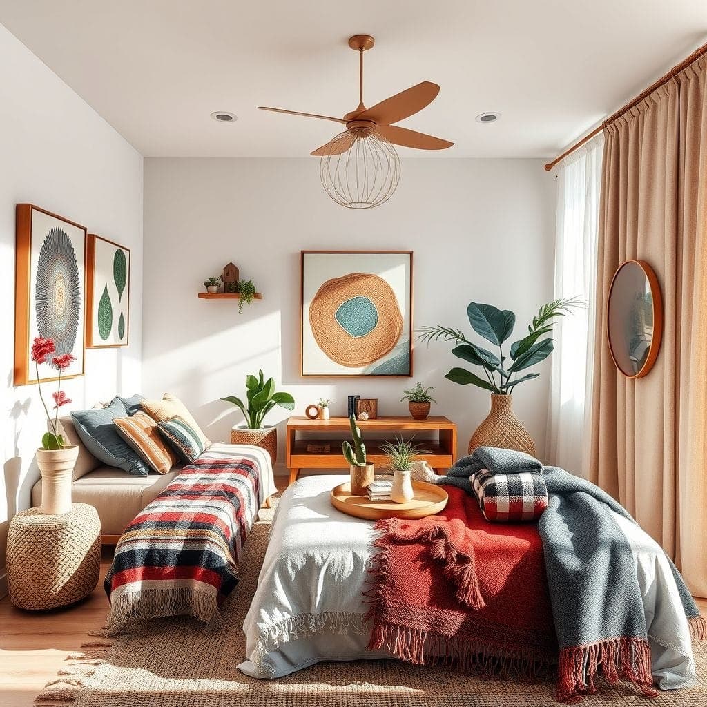 Modern Boho Guest Room design example 2