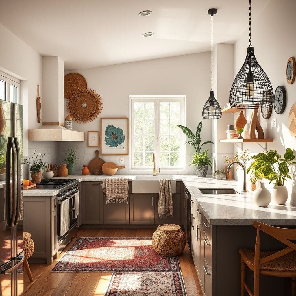 Modern Boho Kitchen design example 2