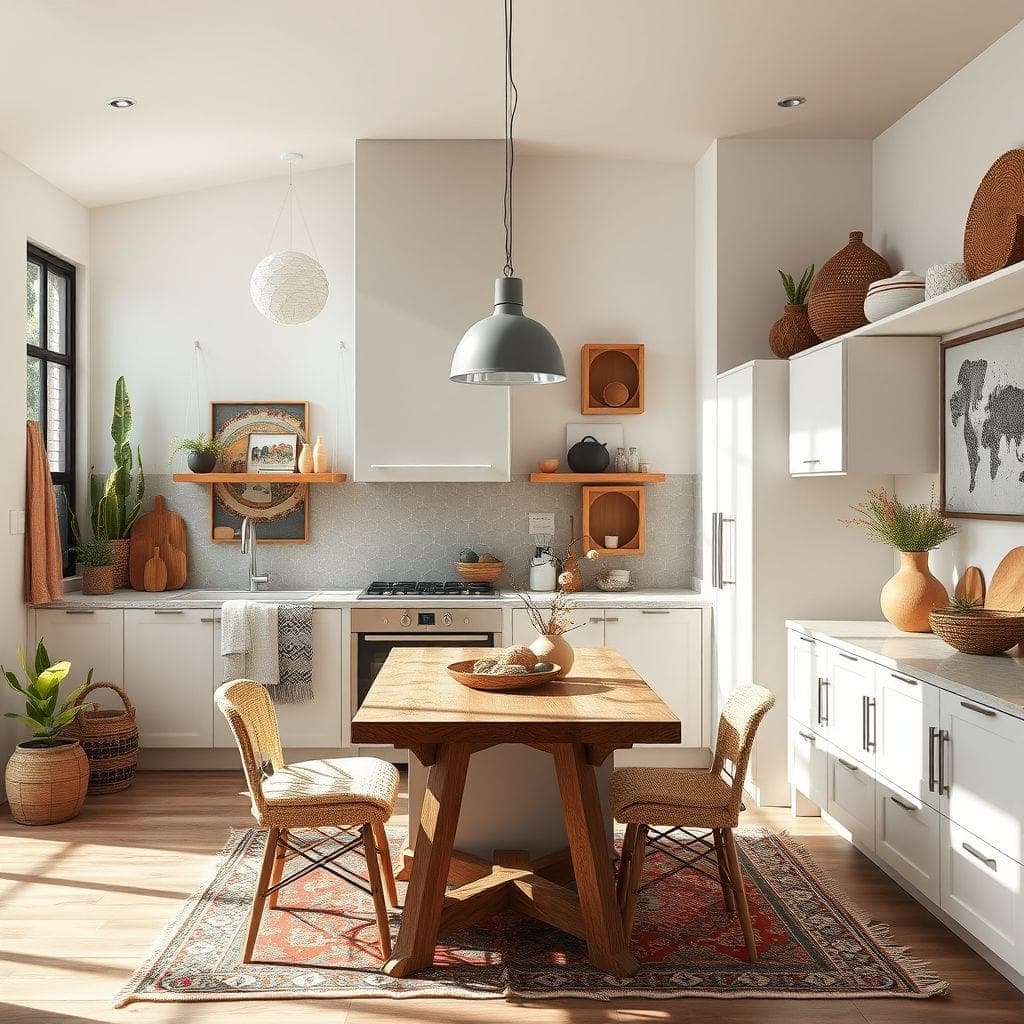 Modern Boho Kitchen design example 4