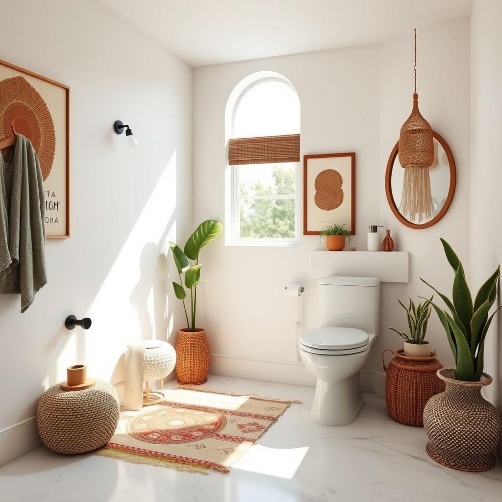 Modern Boho Toilet design example 2