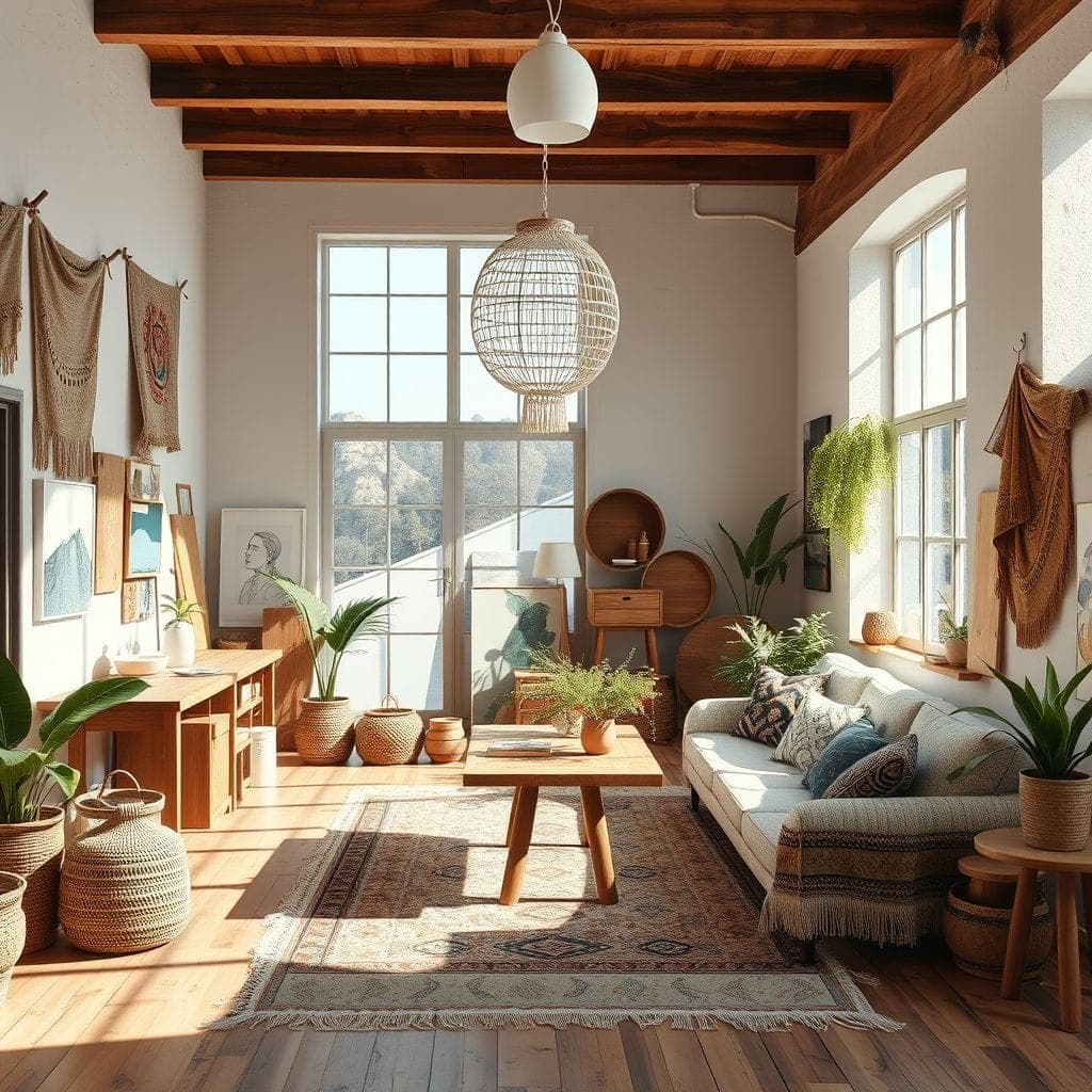 Modern Boho Workshop design example 3