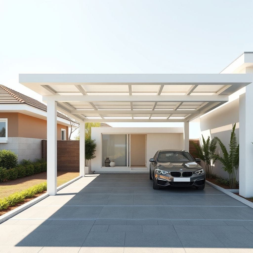 Modern Carport design example 1