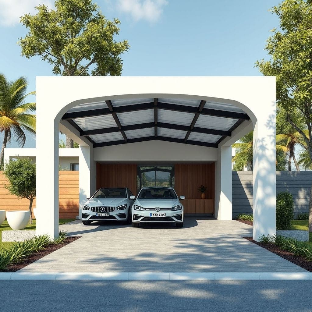 Modern Carport design example 2
