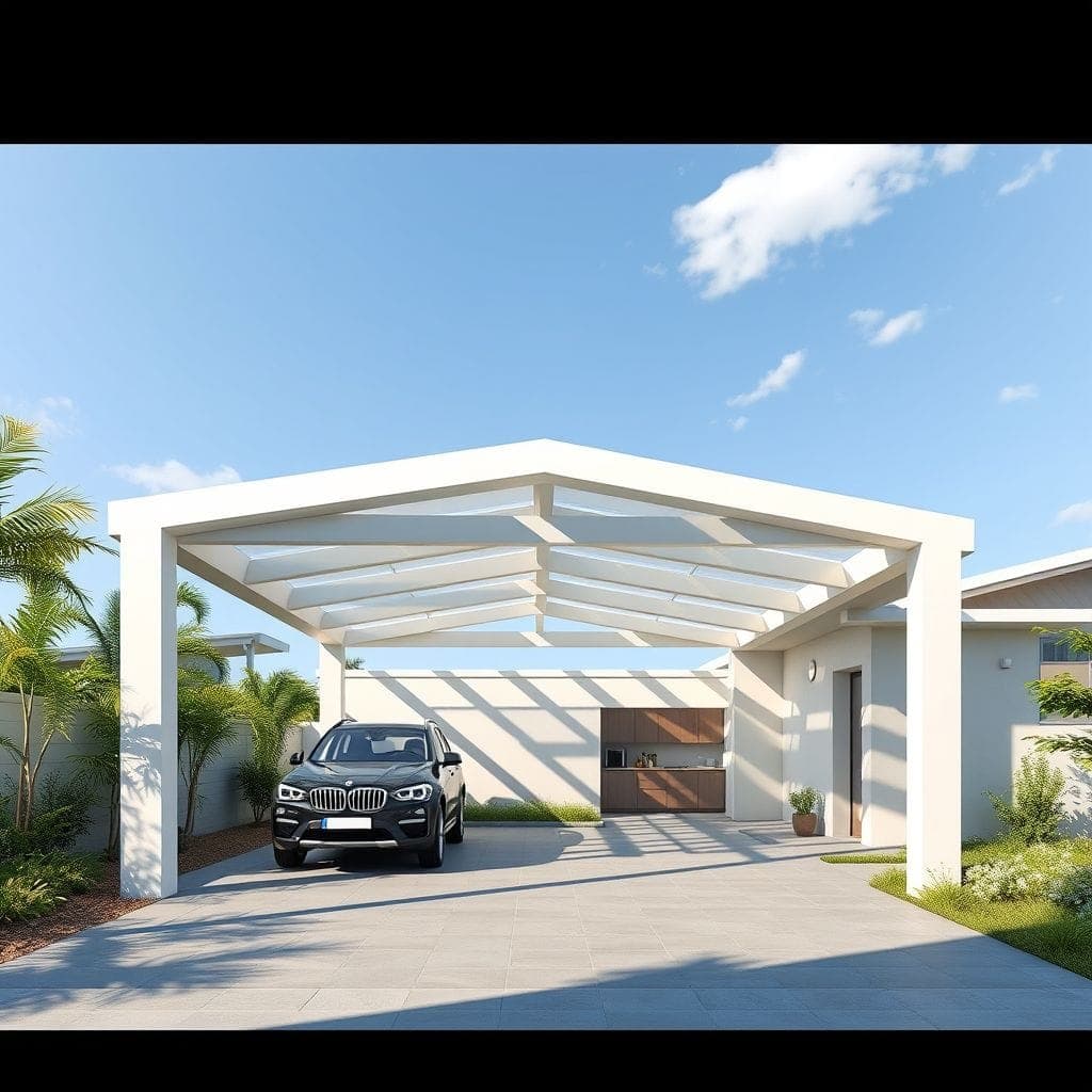 Modern Carport design example 4