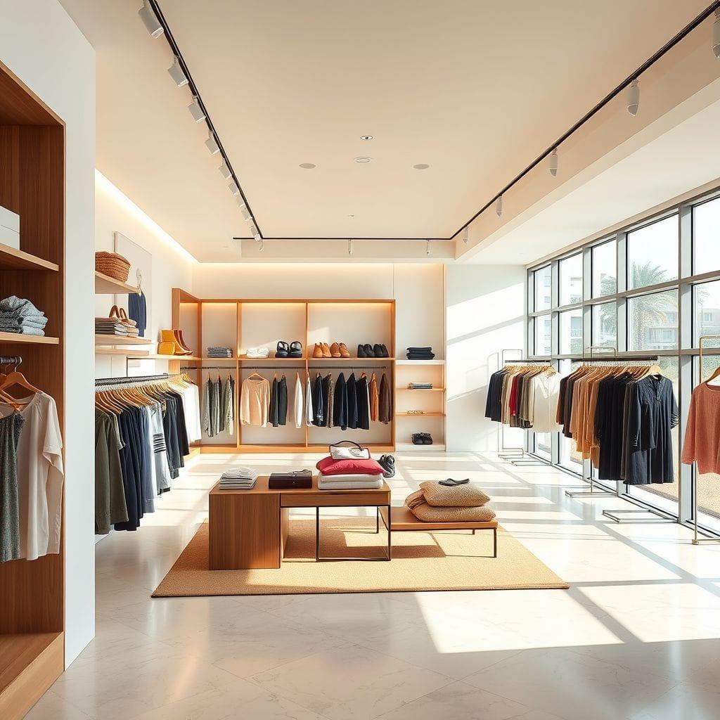 Modern Clothing Store design example 1