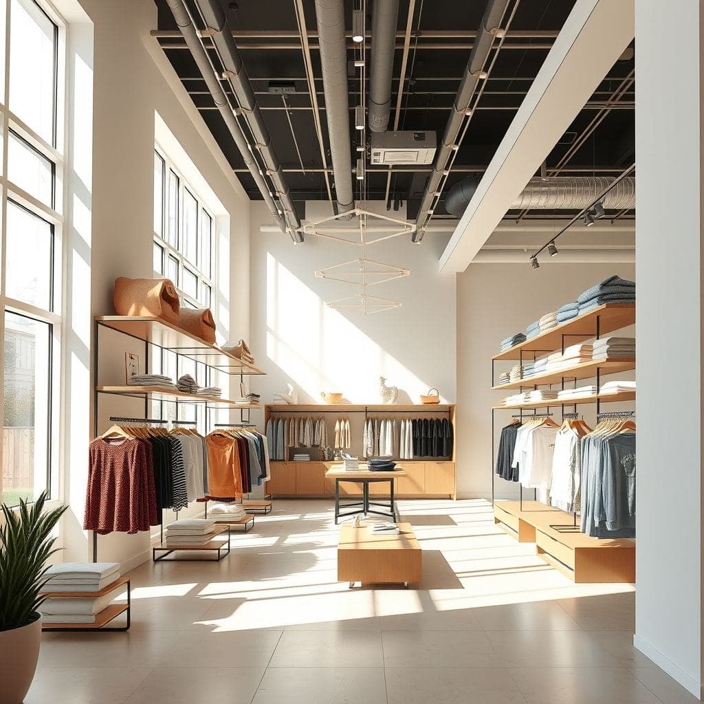 Modern Clothing Store design example 2