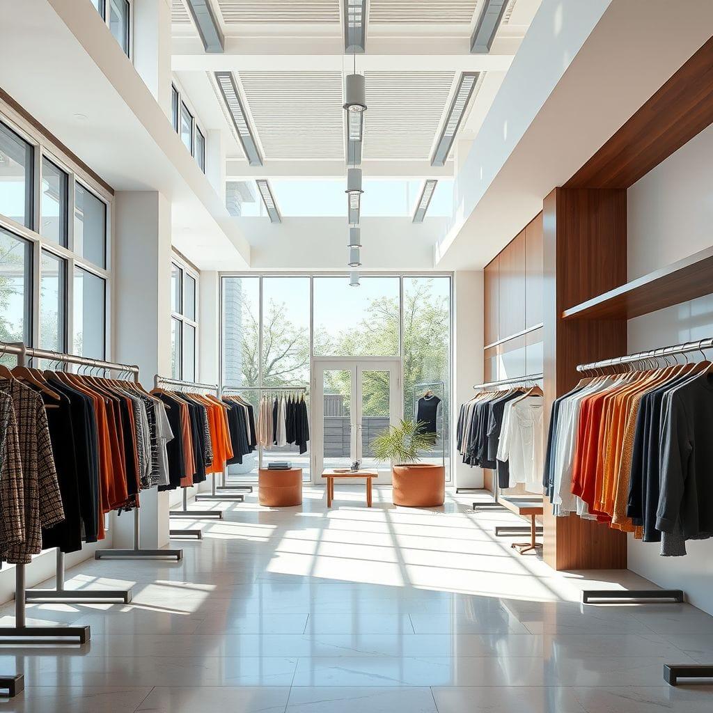 Modern Clothing Store design example 4