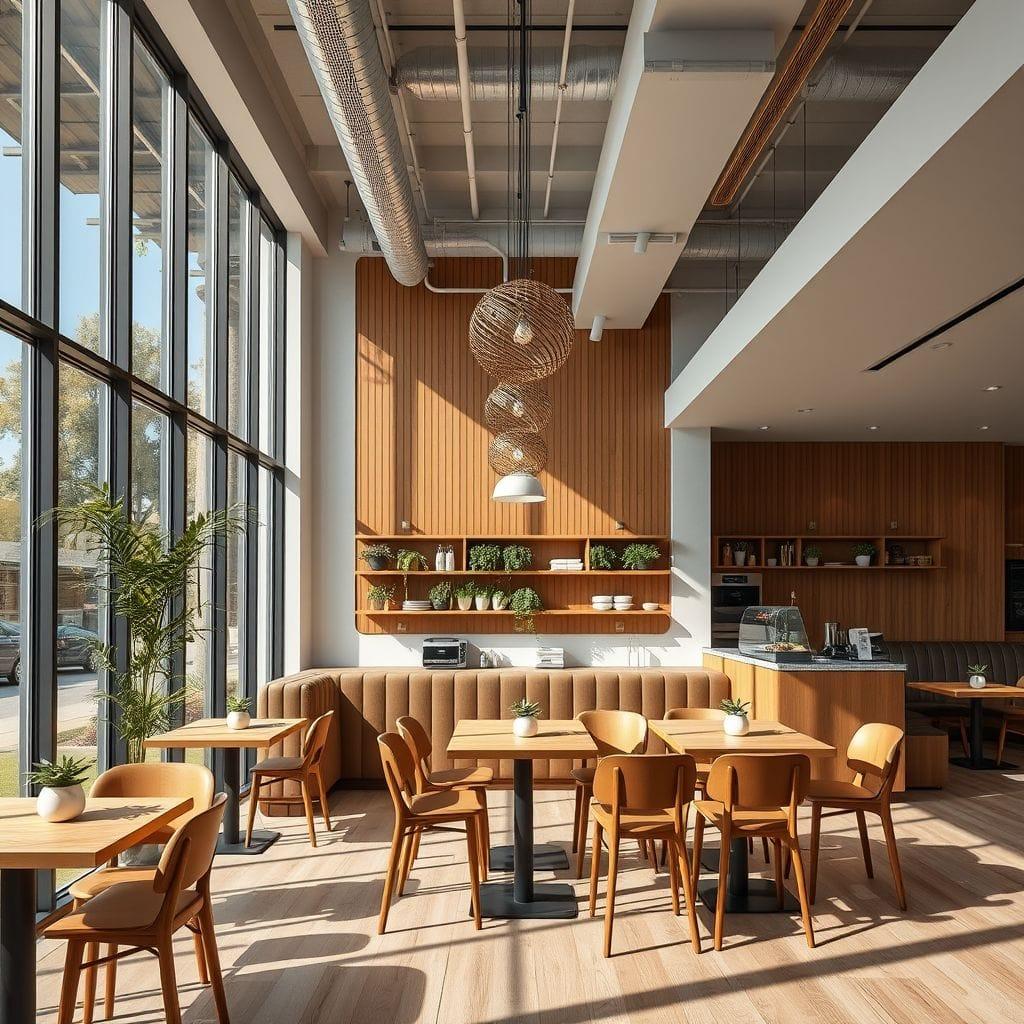 Modern Coffee Shop design example 2