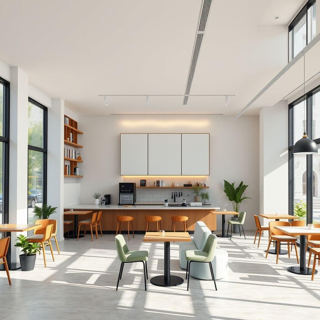 Modern Coffee Shop design example 4