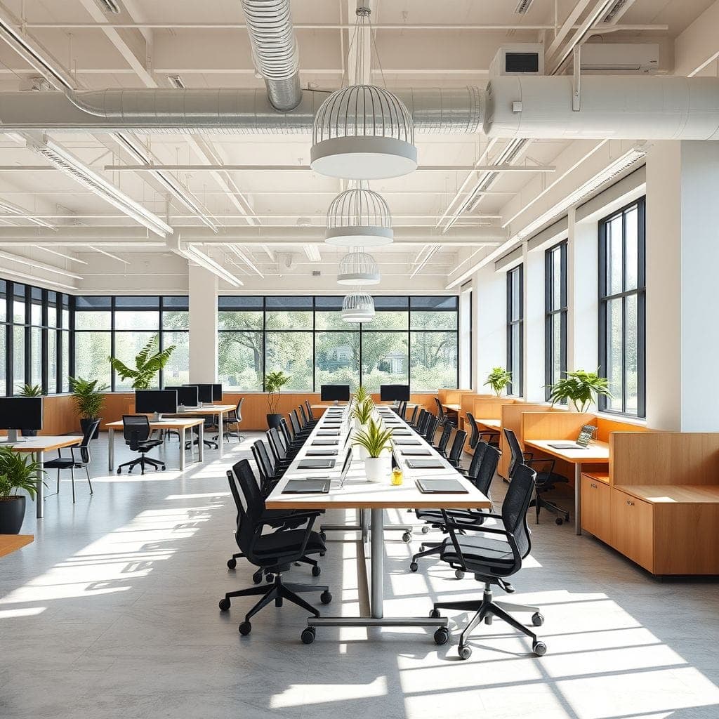 Modern Coworking Space design example 1