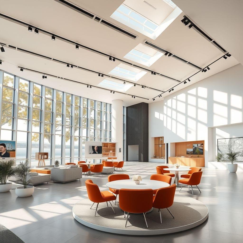 Modern Exhibition Space design example 1