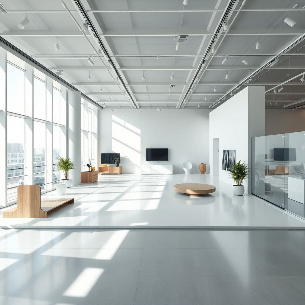 Modern Exhibition Space design example 2