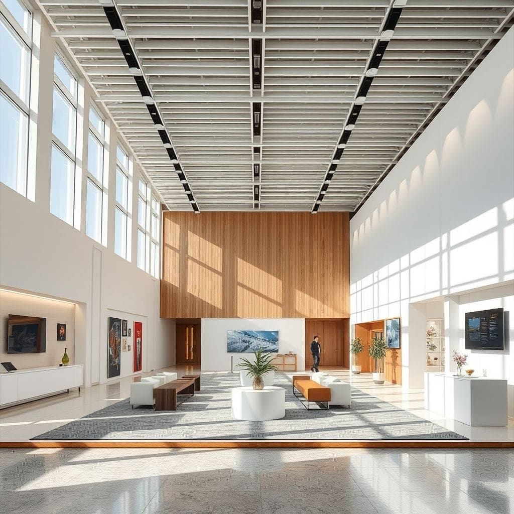 Modern Exhibition Space design example 3