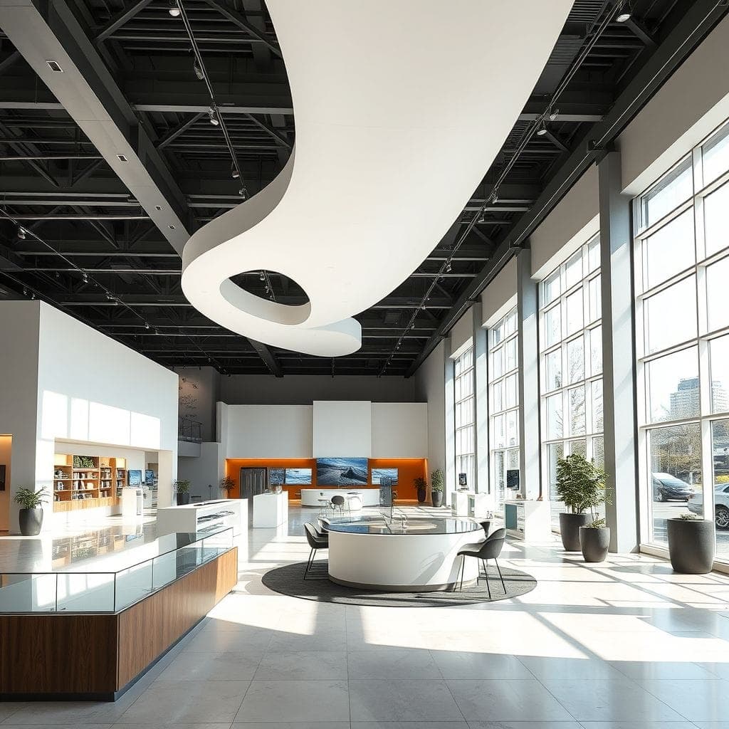 Modern Exhibition Space design example 4