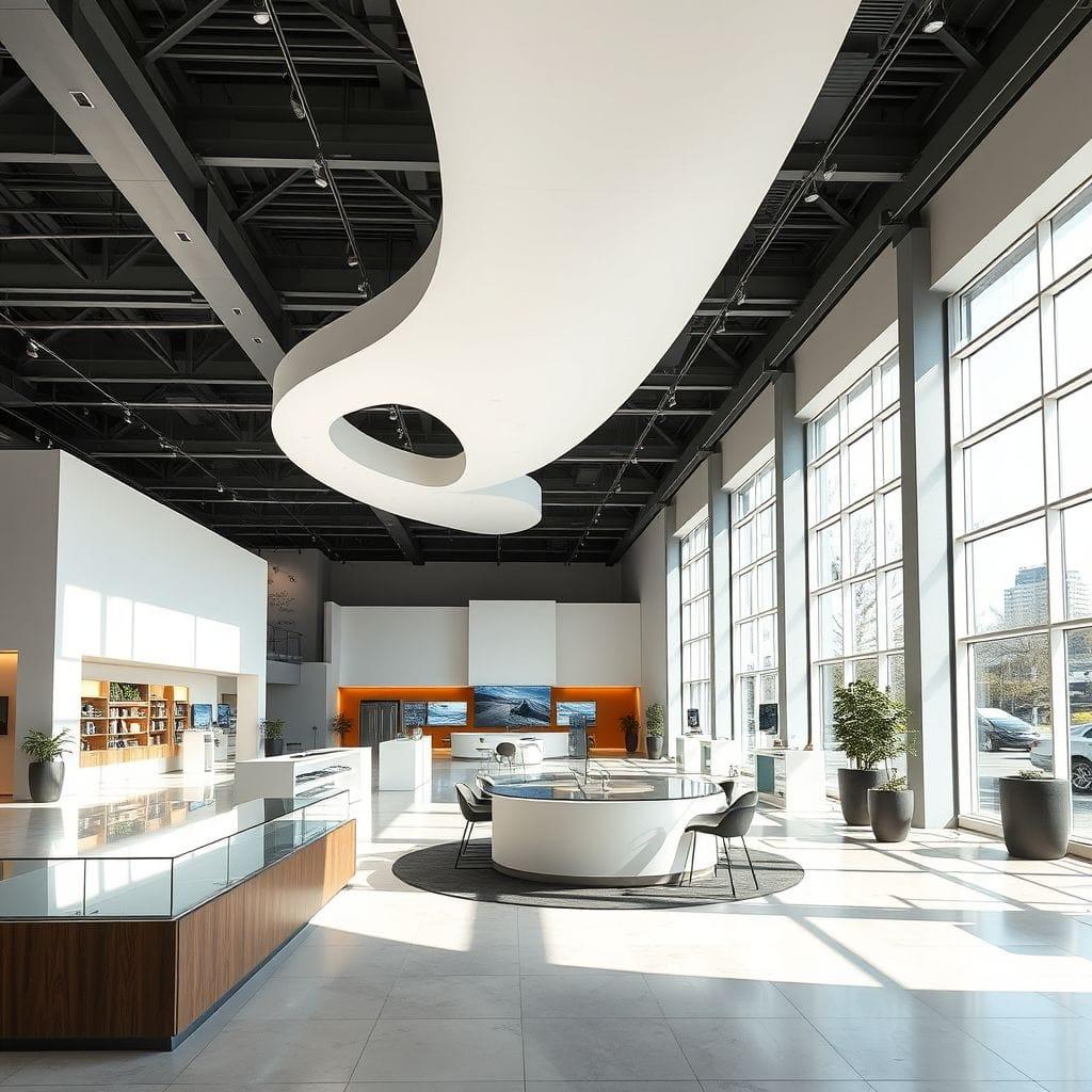 Modern Exhibition Space design example 4