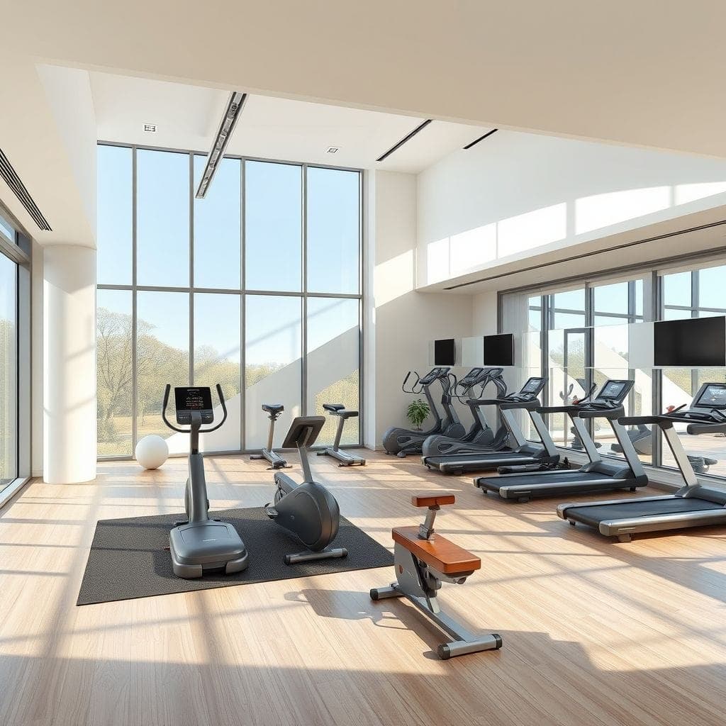 Modern Gym design example 1