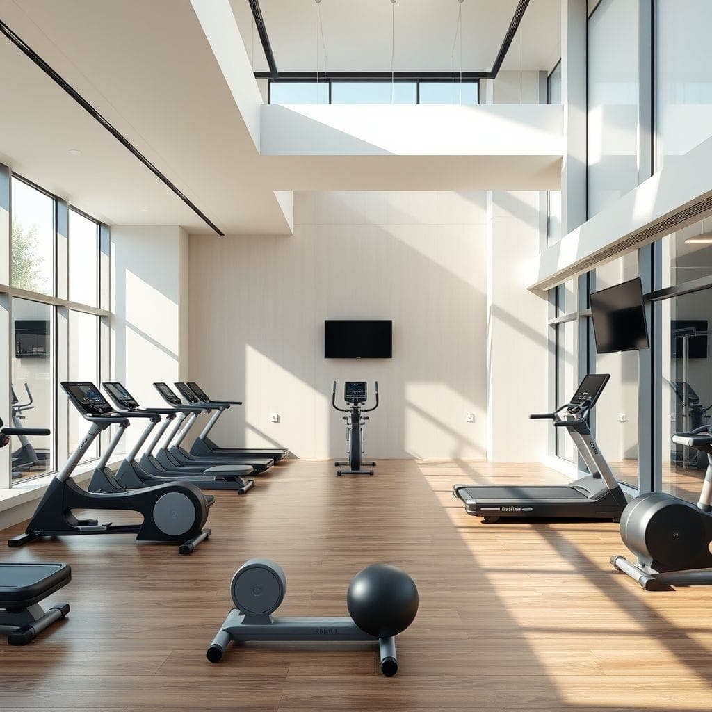 Modern Gym design example 2