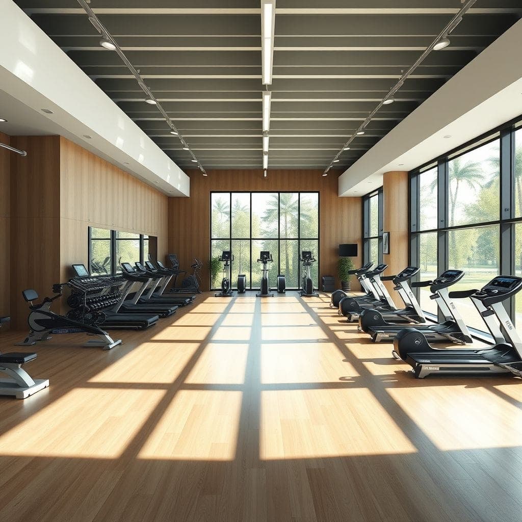 Modern Gym design example 3