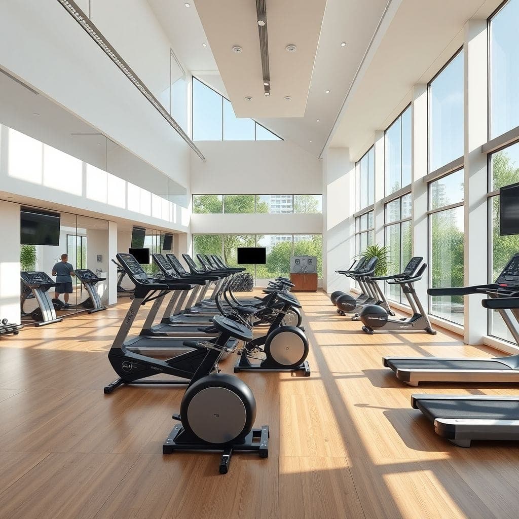 Modern Gym design example 4