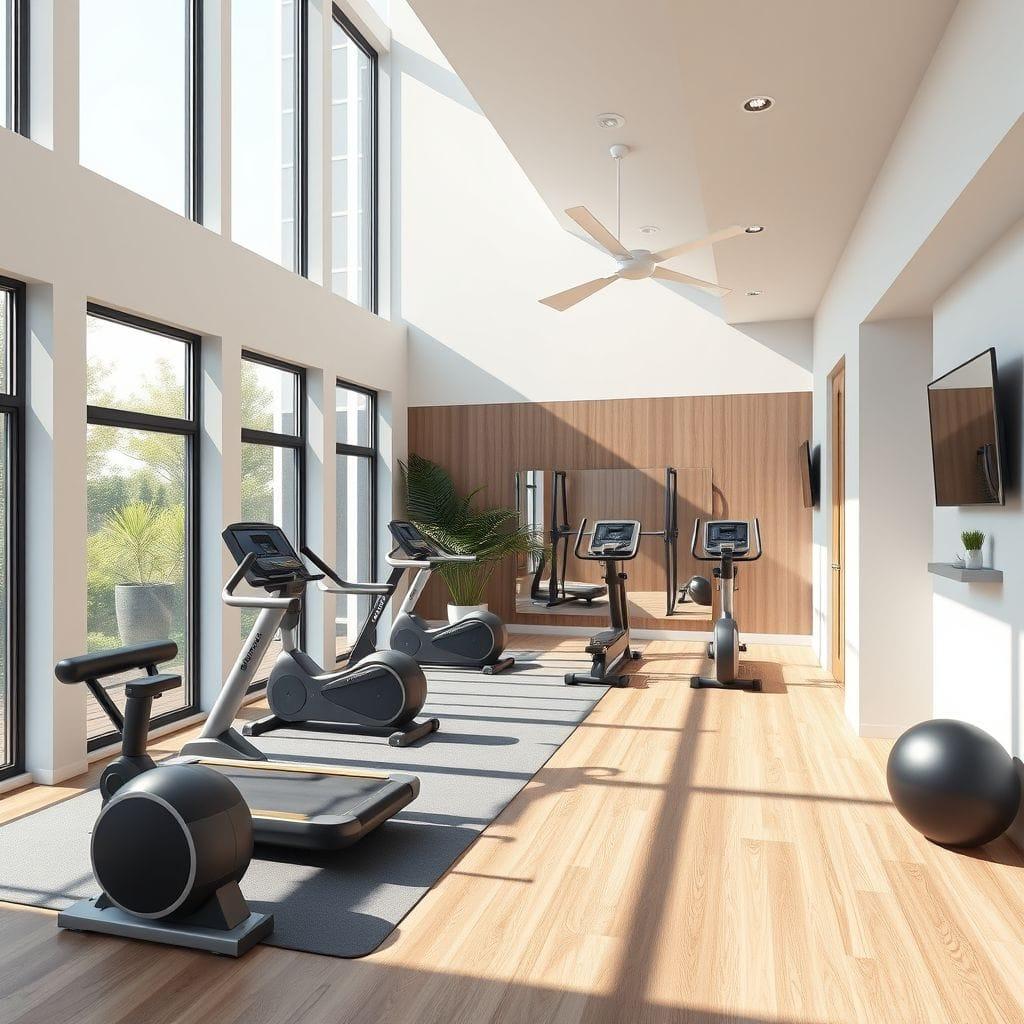 Modern Home Gym design example 2