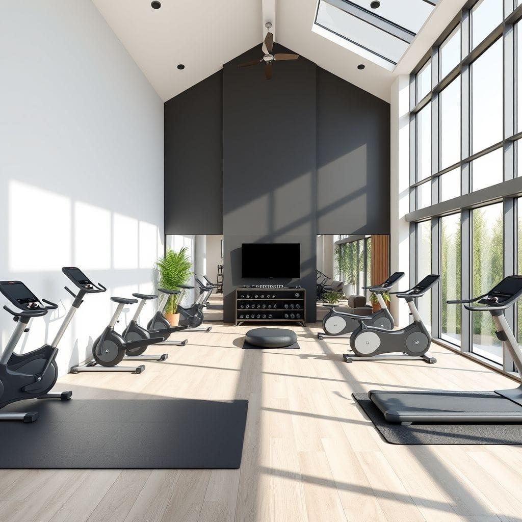 Modern Home Gym design example 3