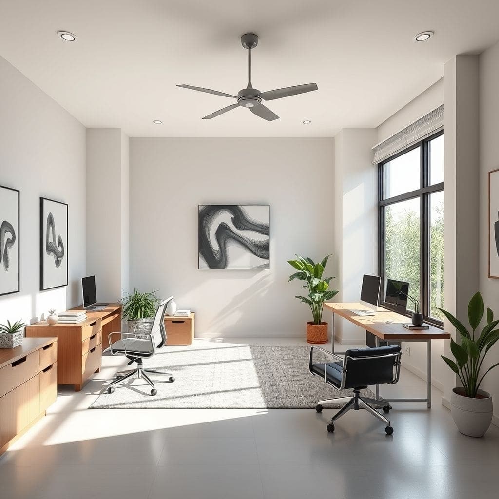 Modern Home Office design example 1