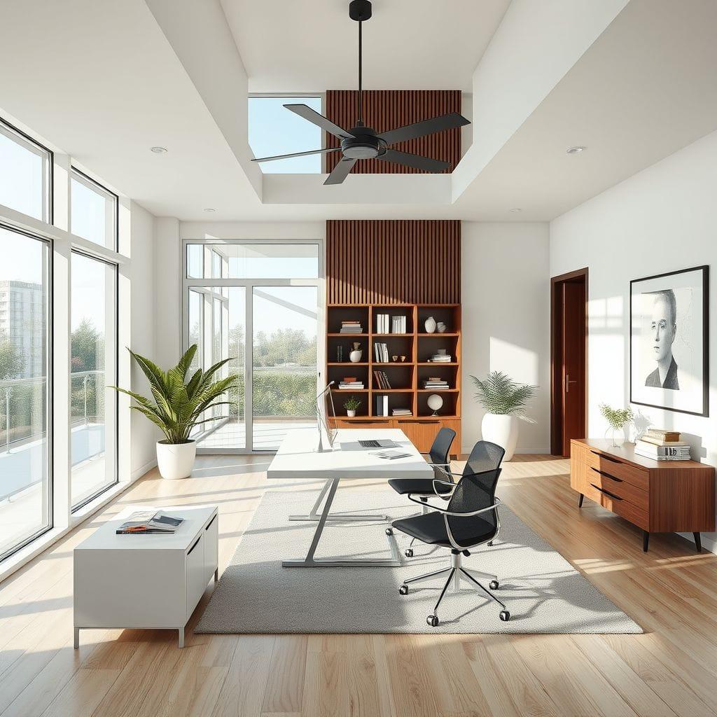 Modern Home Office design example 2