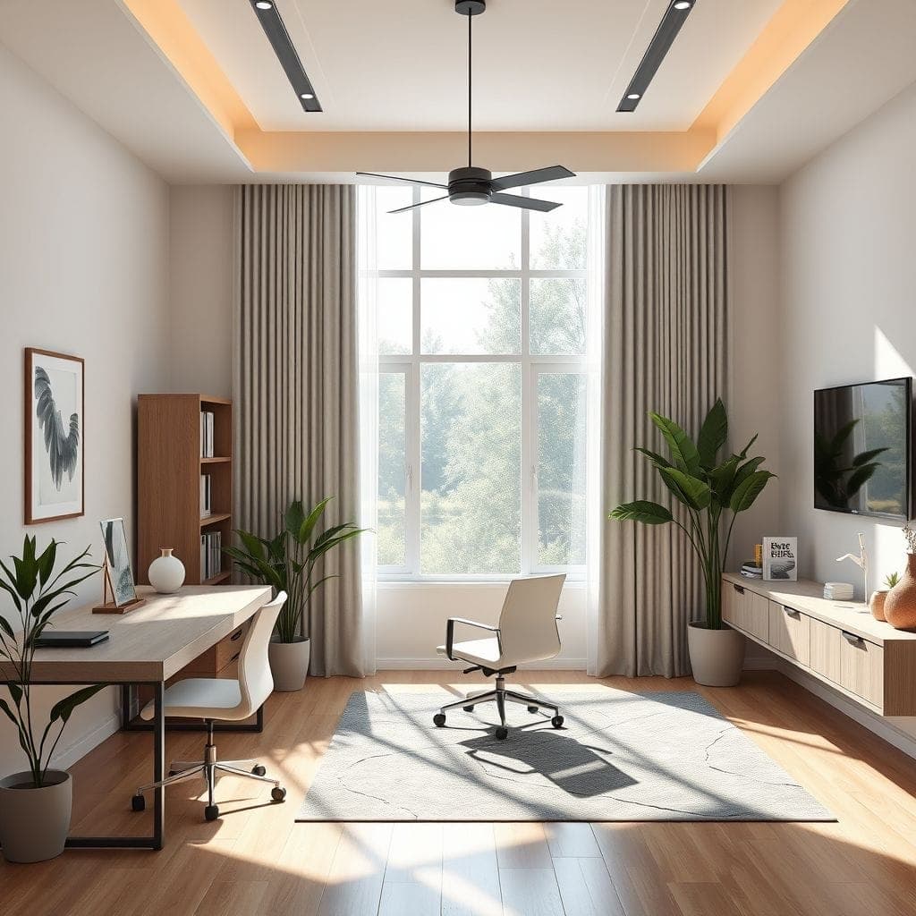 Modern Home Office design example 3