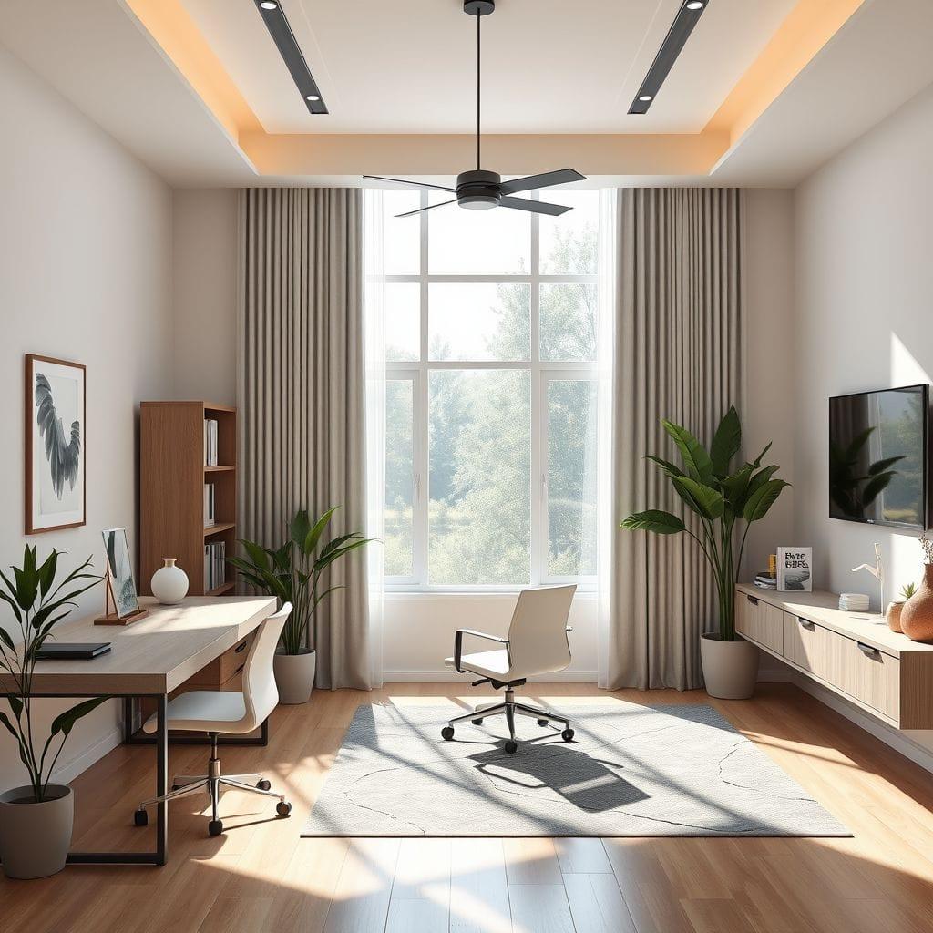 Modern Home Office design example 3