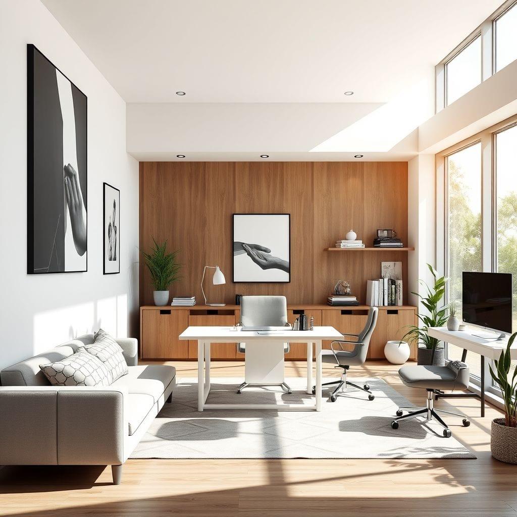 Modern Home Office design example 4