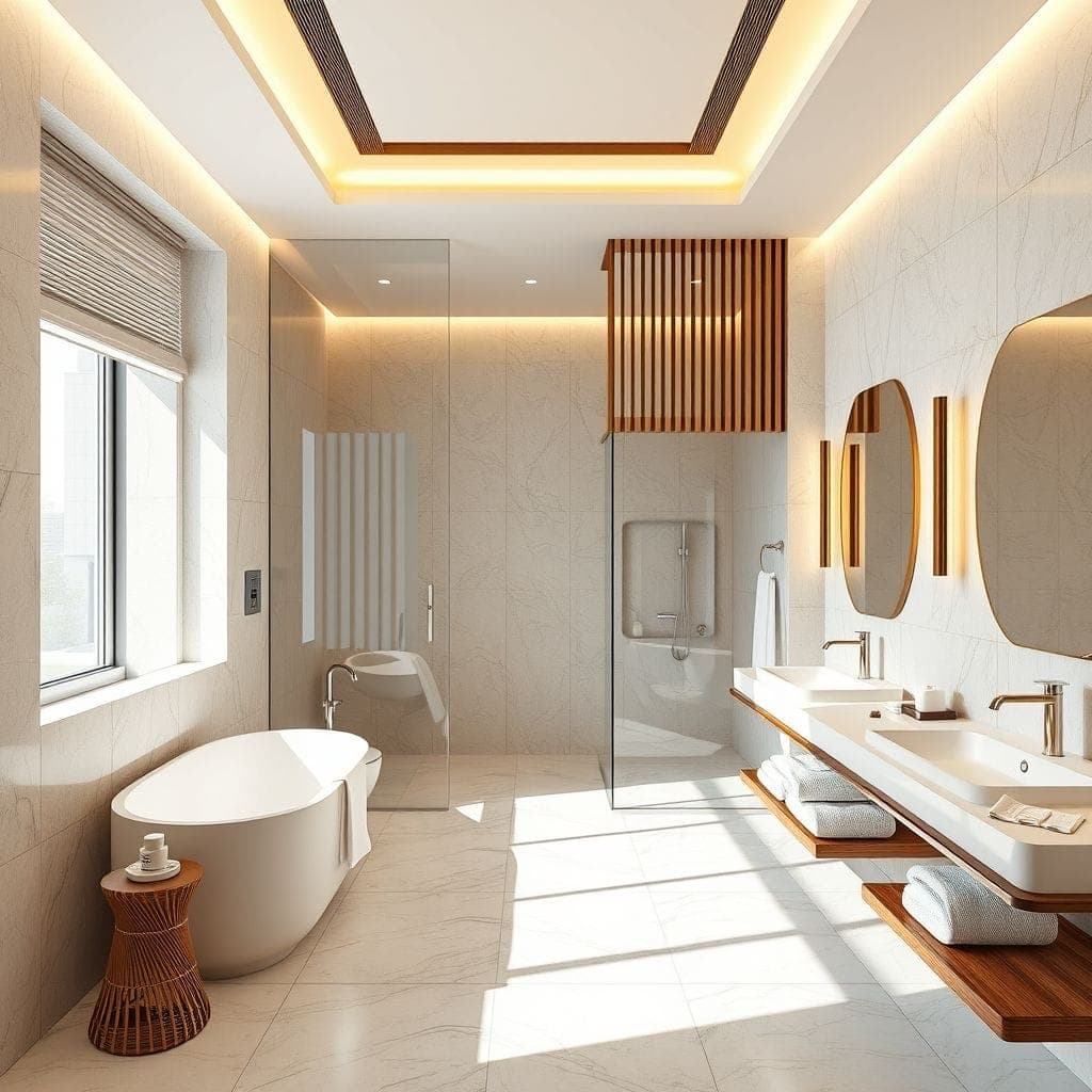 Modern Hotel Bathroom design example 2